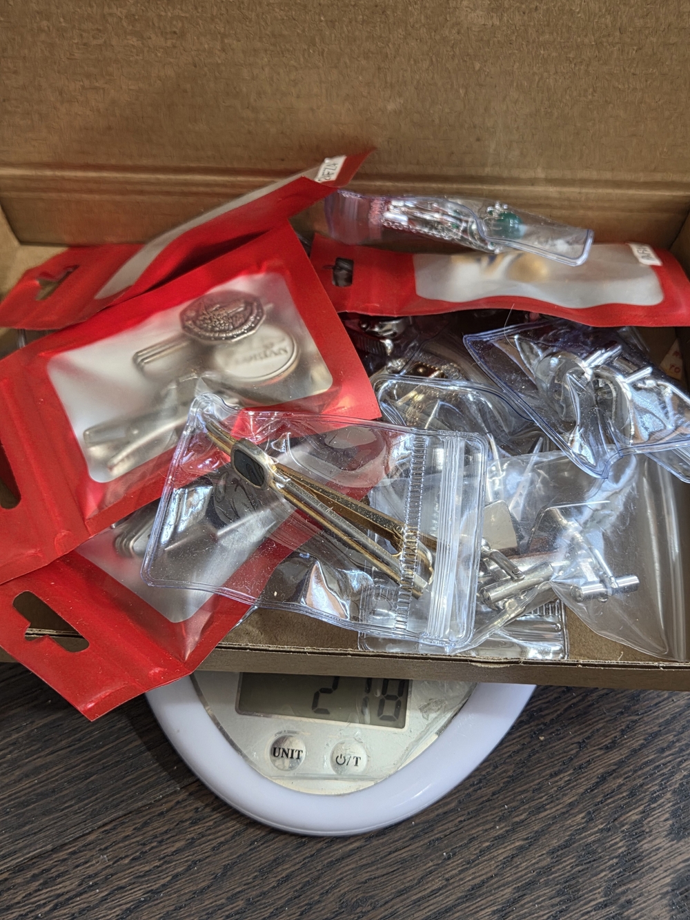 Mystery Box 70s-80s Vintage Cufflinks & Tie Clips